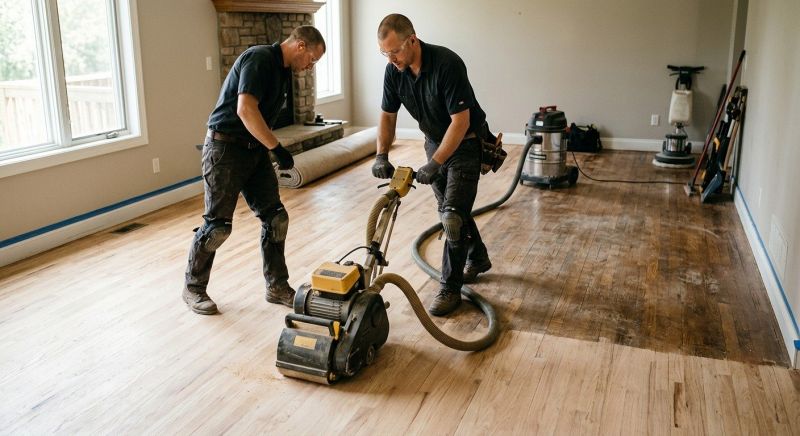 Birch Floor Refinishing in Overland Park, KS