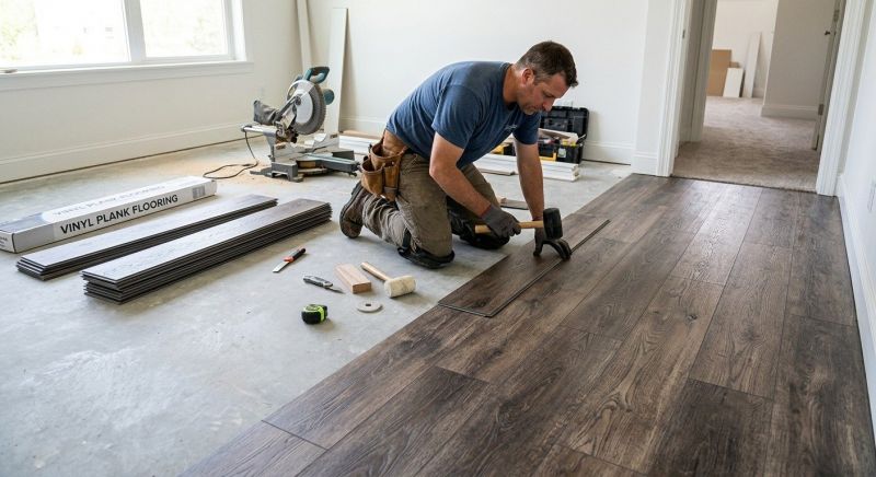 Linoleum Flooring Replacement in Frisco, TX