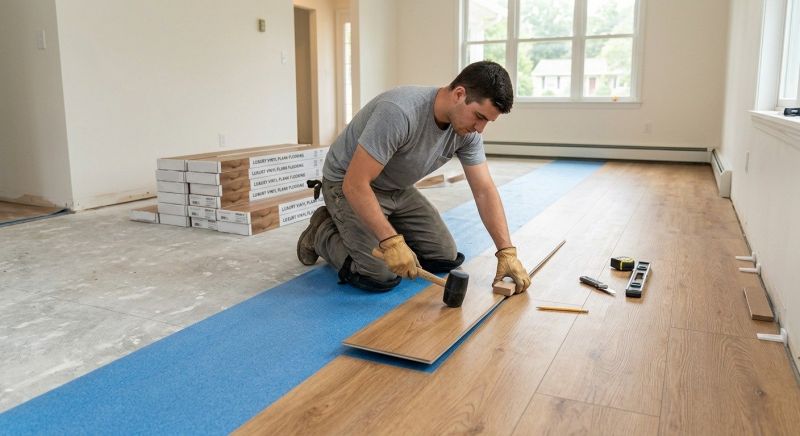 Luxury Vinyl Tile Installation in Arvada, CO