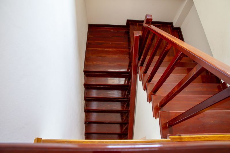 Before and After Wooden Stairs