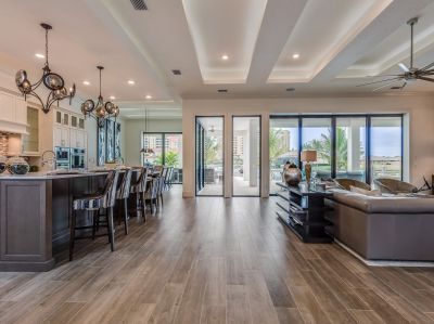 Modern Hardwood in Open Floor Plan