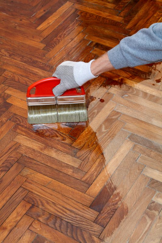 Refinished Hardwood in Hallway